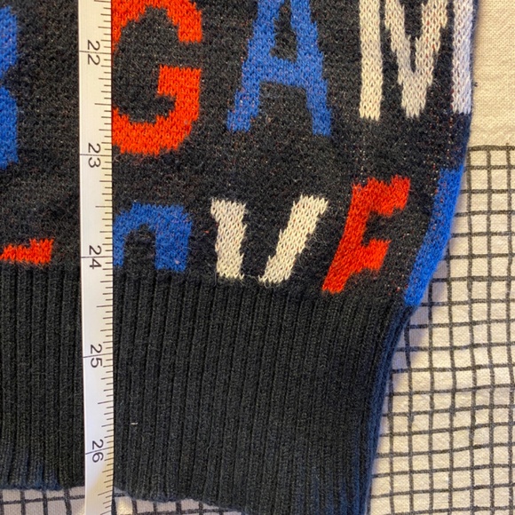 max - Men’s Sweater L – Bold “Game Over” Graphic - 100% Cotton - Knit - Picture 7 of 8